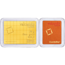 Combi Bar Valcambi 50 x 1g złota