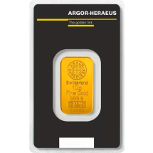 Złota Sztabka 10g Argor-Heraeus
