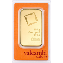 Złota Sztabka 100g Valcambi