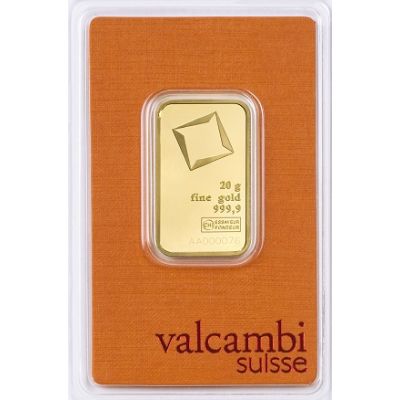 Złota Sztabka 20g Valcambi