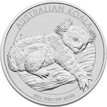 Koala 1 kilogram srebra