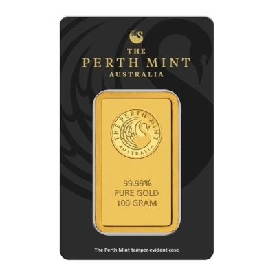 Złota Sztabka 100g Perth Mint