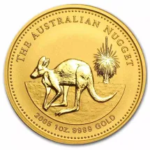 Australijski Kangur 1/20 uncji złota 2005