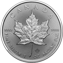 Kanadyjski Liść Klonowy 1 uncja srebra